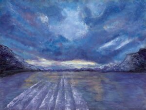 anette Eslick | Midnight Sun viewed from the 'Hurtigruten', Norway