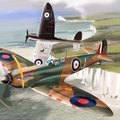 Dover Patrol Spitfire Mk1's 92 Squadron RAF