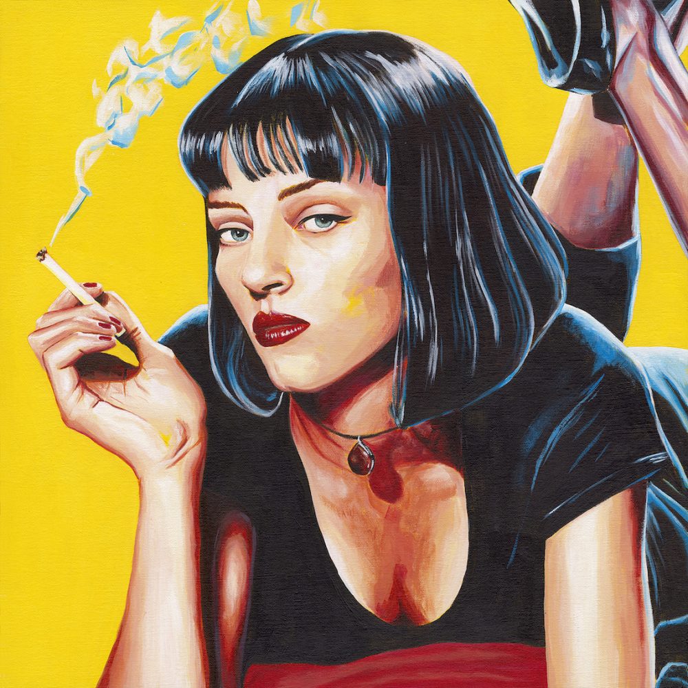 Ollie Foley | Smoking Girl #1 - Mia Wallace, Pulp Fiction